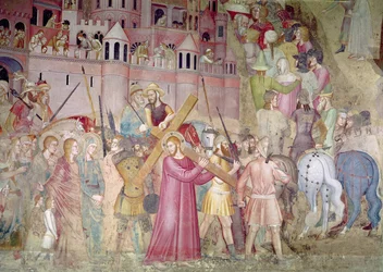 Der Weg nach Kalvaria, aus der Spanischen Kapelle, ca. 1365